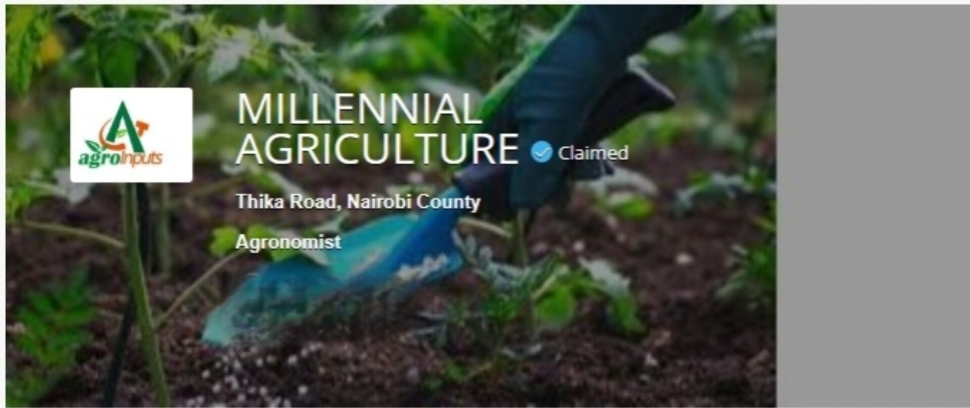 Millenial Agriculture