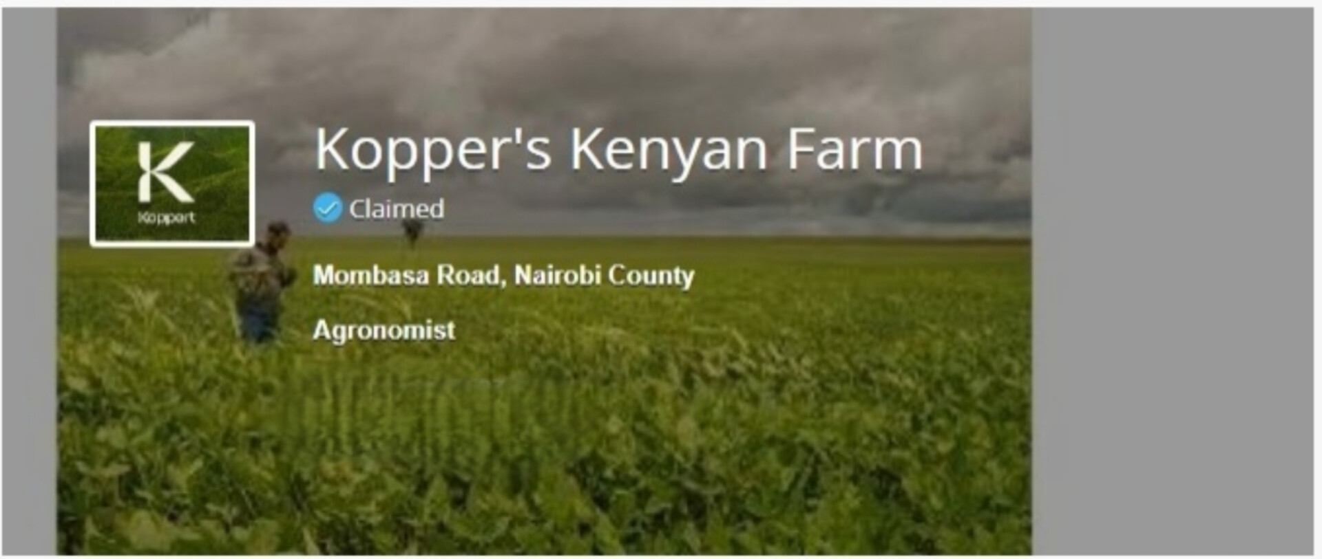 Kopper's Kenyan Farm